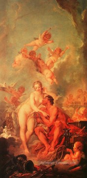 Nu classique œuvres - La visite de Vénus à Vulcain François Boucher Nu
